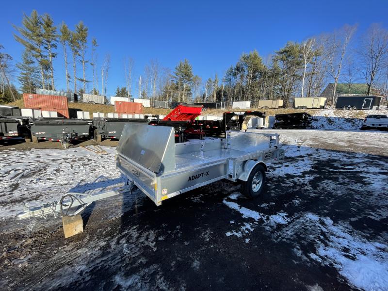 2022 Apogee 5X10 Aluminum Tilt/Folding Utility Trailer CM Truck and Trailer Sales Enclosed