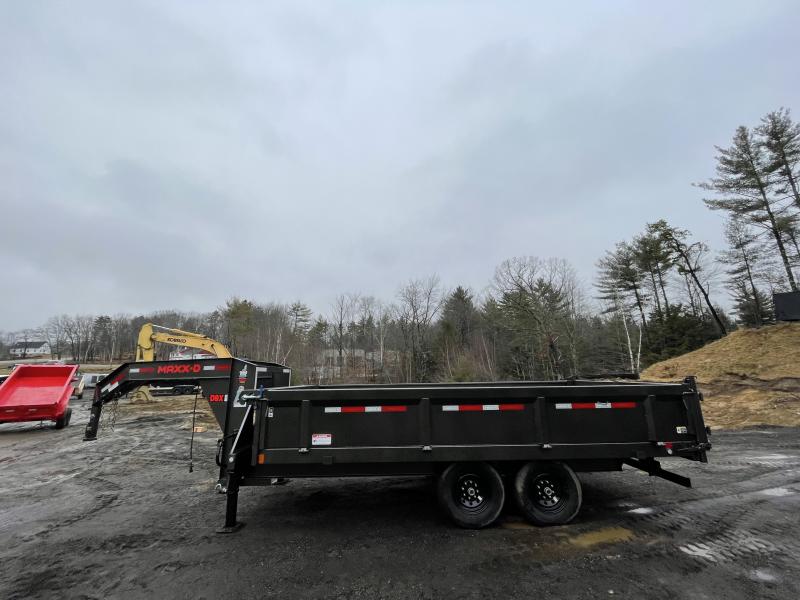 2023 MAXXD 8x16 14K D9X Gooseneck DeckOver Dump Trailer CM Truck and