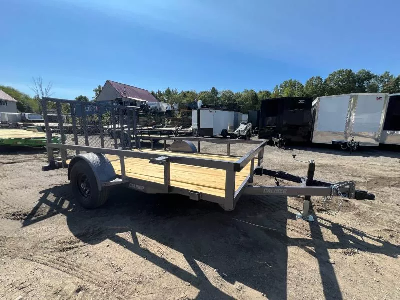 2026 Caliber Trailer Mfg 7X12 5,200LB AXLE Utility Trailer