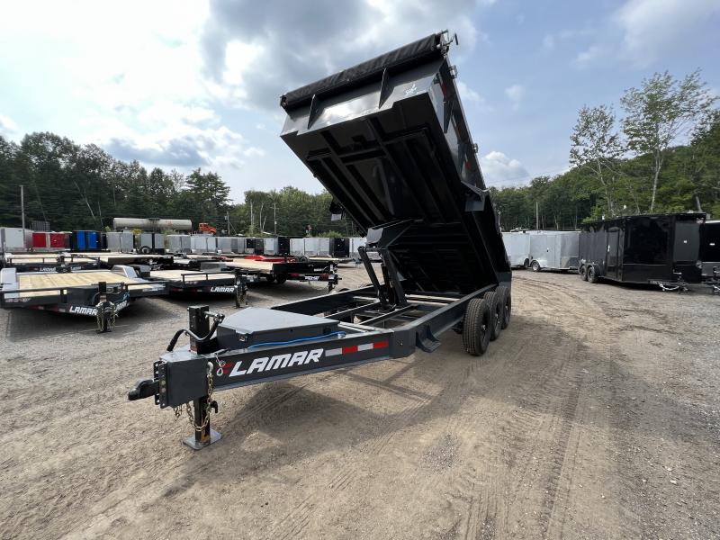 2024 Lamar Trailers 7X16 21K LOWPRO DUMP Equipment Trailer CM Truck
