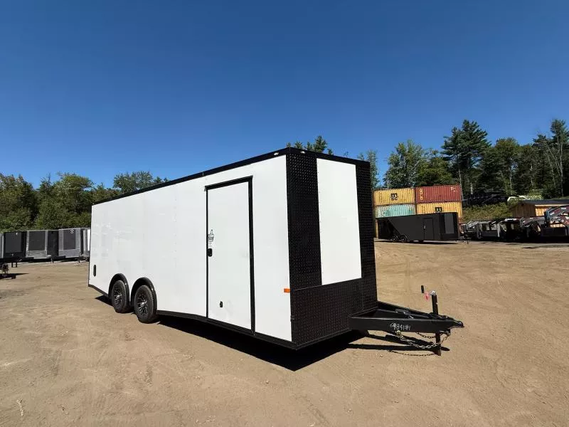 2026 Rock Solid Cargo 8.5X22 POLY 10K EXTRA HEIGHT Cargo / Enclosed Trailer 7'6" INTERIOR BARN DOORS 
