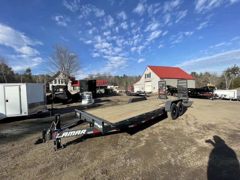 2023 Lamar Trailers 7x22 14K Stand Up Ramps Equipment Trailer CM Truck and Trailer Sales