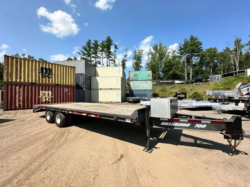 2005 Hillsboro Industries 102X25 TANDEM DUAL DECK OVER 23,800LB GVW Equipment Trailer