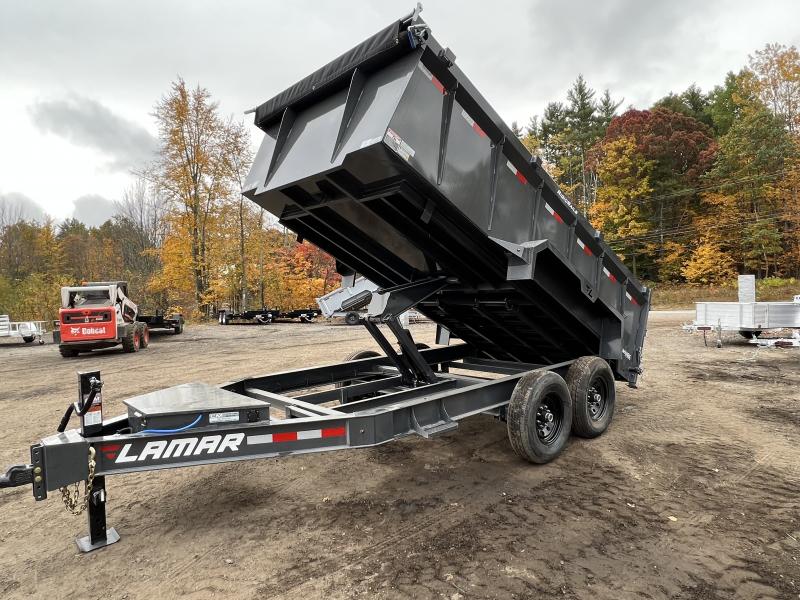 2023 Lamar Trailers 7x14 14K 3' High Side Dump Trailer CM Truck and