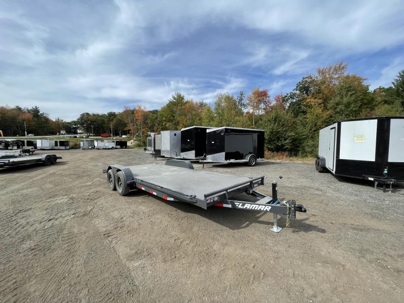 2023 Primo 7x18 10K Aluminum Car Hauler/ Equipment Trailer CM Truck