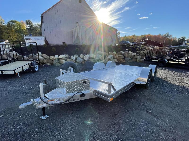 2022 Apogee 6x10 Aluminum Folding Utility Trailer CM Truck and Trailer Sales Enclosed Cargo