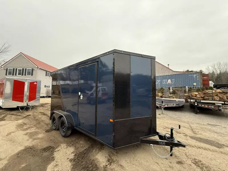2026 ROCK SOLID Cargo 7X14 POLY EXTRA HEIGHT Cargo / Enclosed Trailer BLACK OUT EXTRA HEIGHT