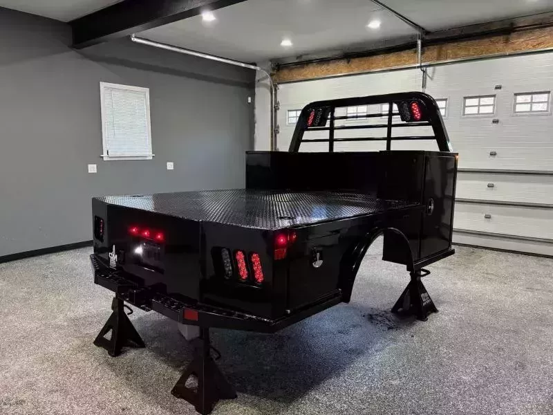 2025 Legend X - 97X112 VIKING PRO SKIRTED FLAT BED W/ GOOSENECK FOR CAB AND CHASSIS 60" CTA