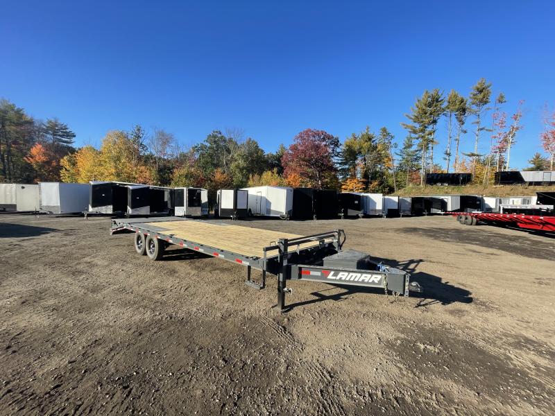 2023 Lamar Trailers 102x24 14K DeckOver Equipment Trailer CM Truck