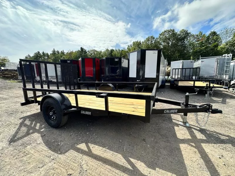 2026 Caliber Trailer Mfg 7X12 5,200LB AXLE Utility Trailer