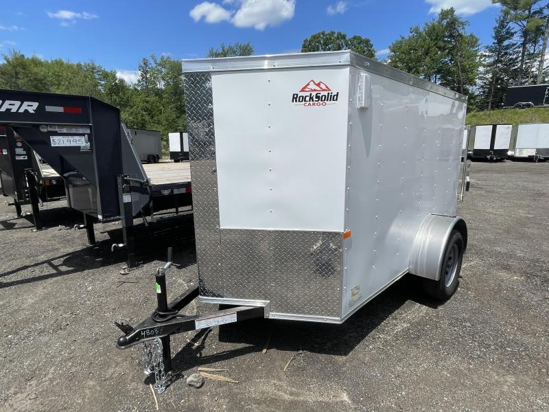 2022 Rock Solid Cargo 5x8 Enclosed Cargo Trailer CM Truck and Trailer