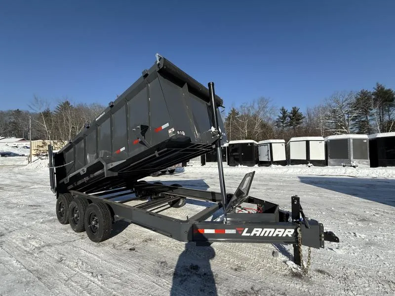 2026 Lamar Trailers 7X16 21K TELESCOPIC Dump Trailer W/ 48" SIDES 