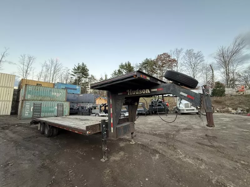 2018 Hudson Brothers 102X20+5 26K GOOSENECK DECK OVER Equipment Trailer