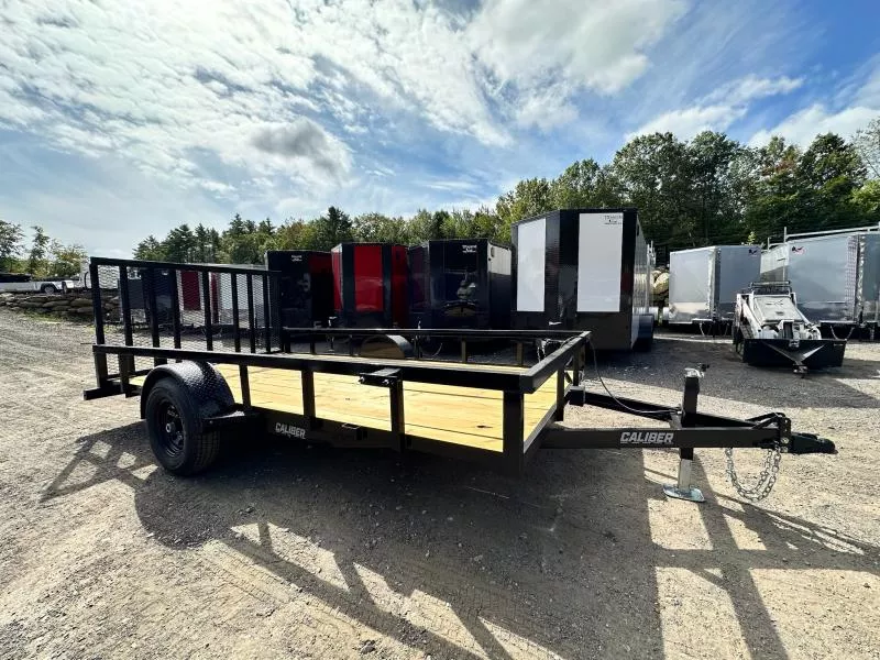2026 Caliber Trailer Mfg 7X14 5,200lb AXLE Utility Trailer