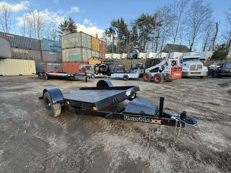 2026 RawMaxx 72X12 7K SCISSOR TILT TRAILER Equipment Trailer