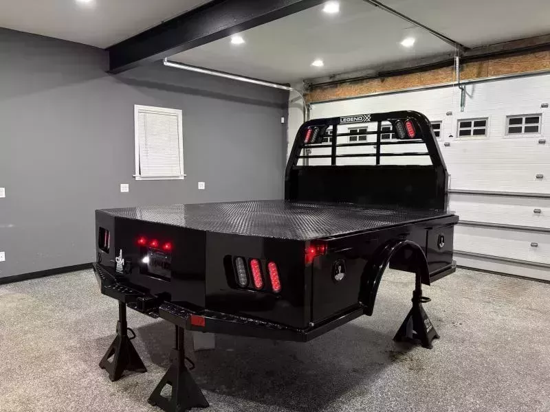 2026 Legend X - 84X112 VIKING SKIRTED FLAT BED W/ GOOSENECK FITS DUALLY LONG BED CAB AND CHASSIS