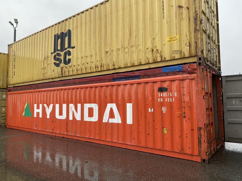 8x8.5 40' rag top shipping container Steel 8x8.5 40' rag top shipping container Steel