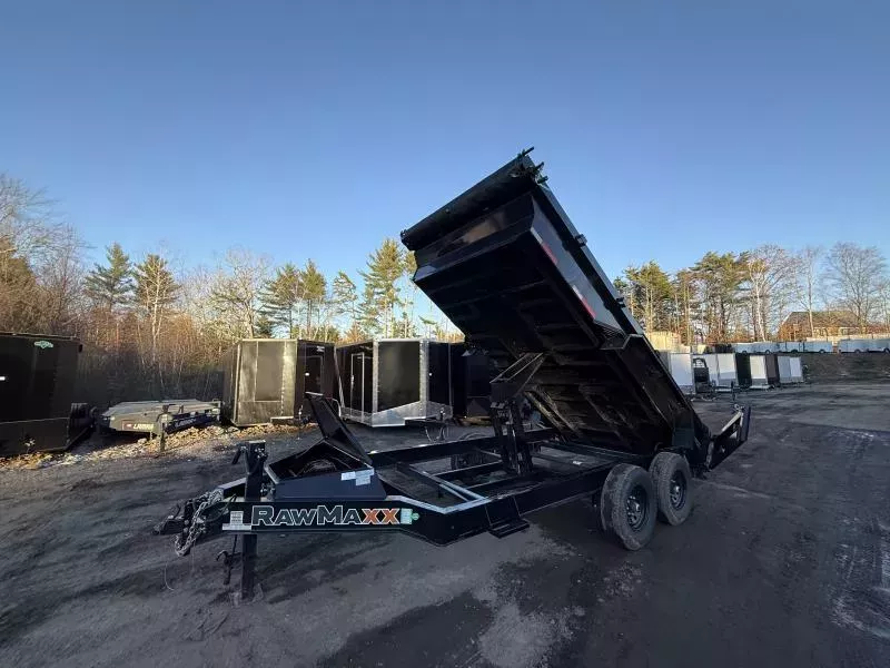 2025 RAWMAXX 7X14 14K Dump Trailer DEMO UNIT (LIGHTLY USED)