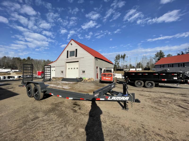2023 Lamar Trailers 7x20 14K Stand Up Ramps Equipment Trailer CM Truck and Trailer Sales