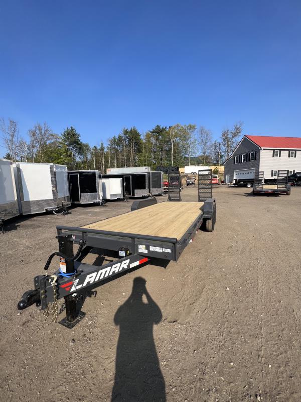 2023 Lamar Trailers 7x22 14K Stand Up Ramps Equipment Trailer CM Truck and Trailer Sales
