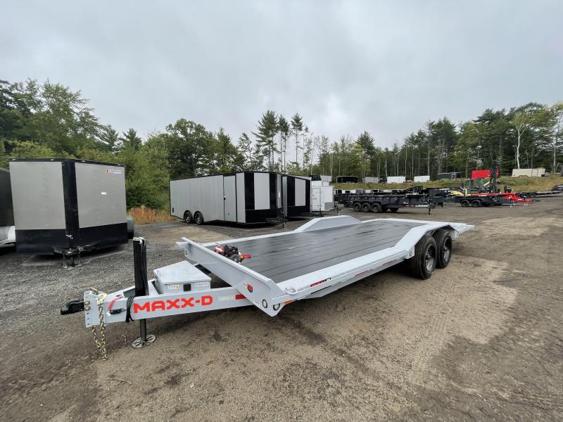 2023 MAXXD 102x22 16K Power Tilt WINCH Equipment Trailer CM Truck and
