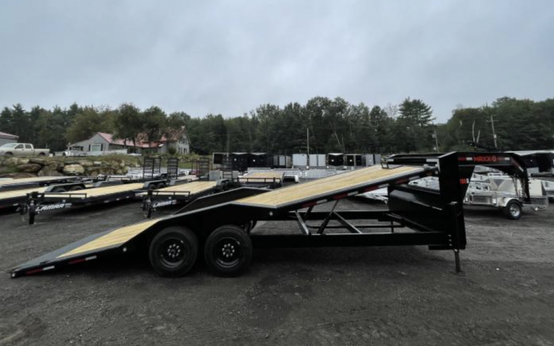 2023 MAXXD 102x24 Gooseneck Power Tilt Equipment Trailer CM Truck and