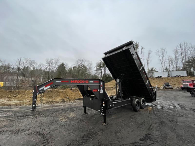 2023 Top Hat Trailers 7x16 14K Tarp Kit Ramps Gooseneck Dump Trailer