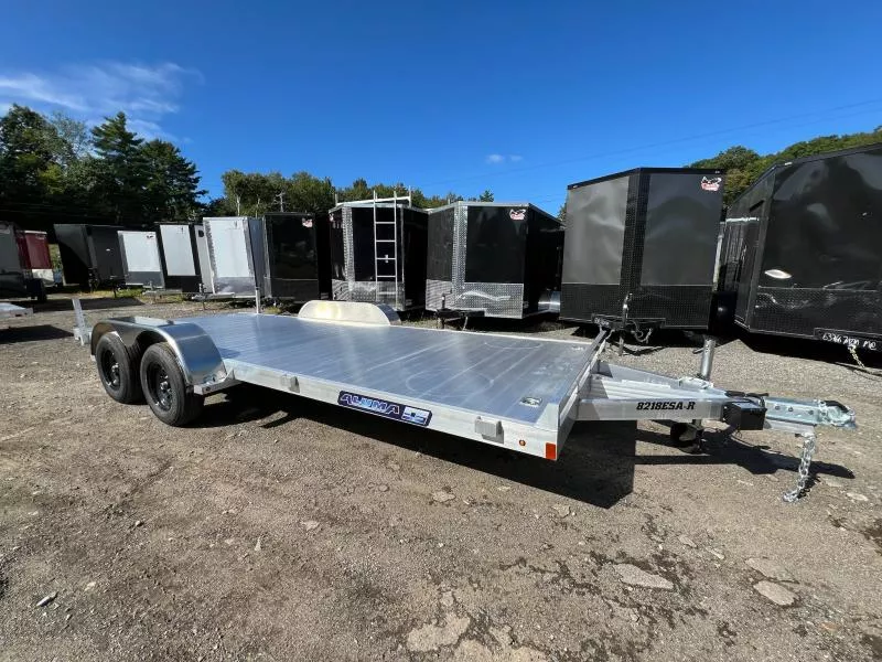 2026 Aluma 7X20 ALUMINUM CAR TRAILER W/ SLIDE OUT RAMPS