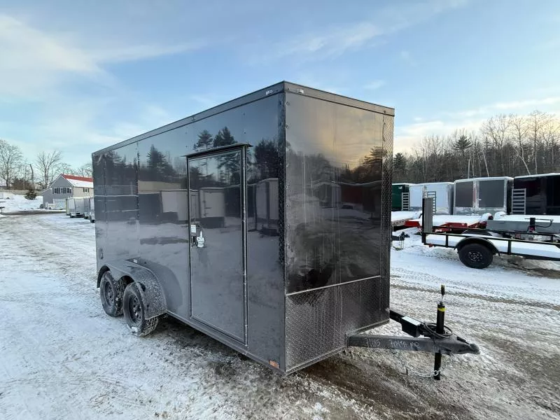 2026 Quality Cargo 7X14 EXTRA HEIGHT BLACK OUT Cargo / Enclosed Trailer