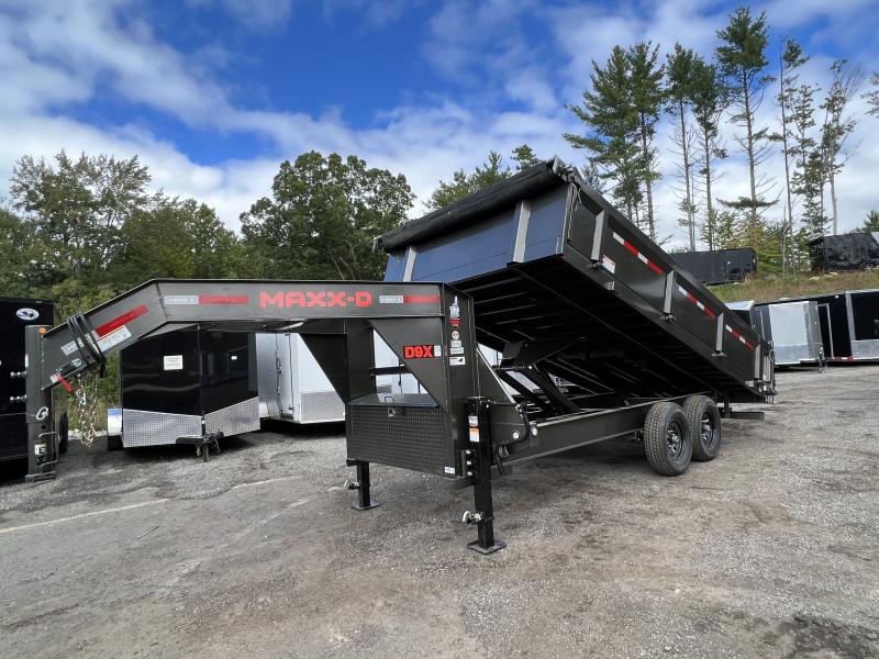 2023 MAXXD 8x16 14K D9X Gooseneck DeckOver Dump Trailer CM Truck and