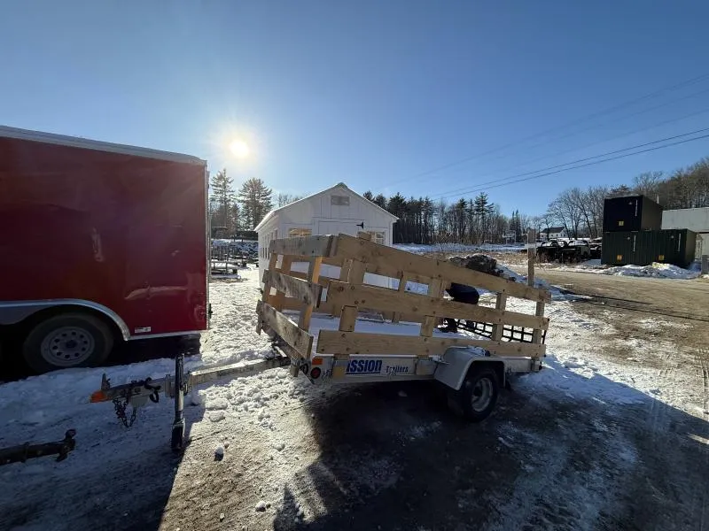 2013 Mission 5X10 TILT SNOWMOBILE/ATV TRAILER 