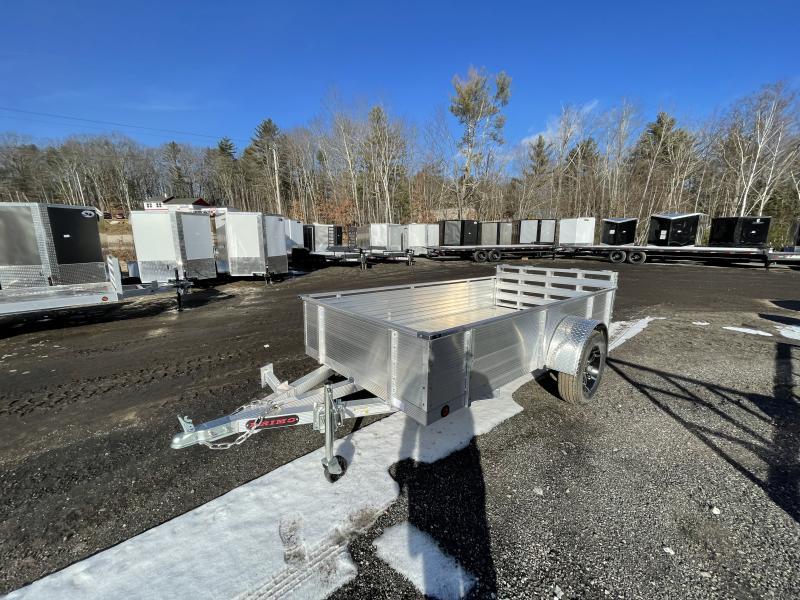 2023 Primo 6x12 Aluminum Utility Trailer Folding gate CM Truck and Trailer Sales Enclosed