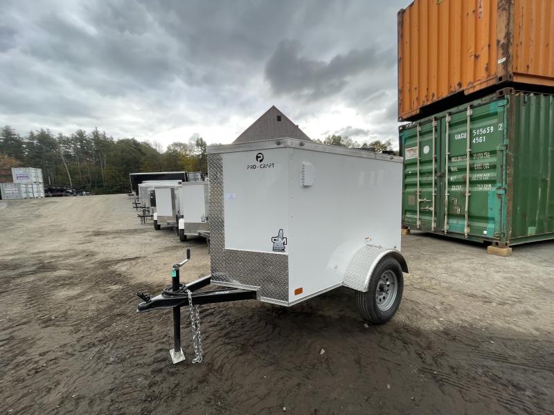 2024 NationCraft 4x6 Swing Door Cargo / Enclosed Trailer CM Truck and