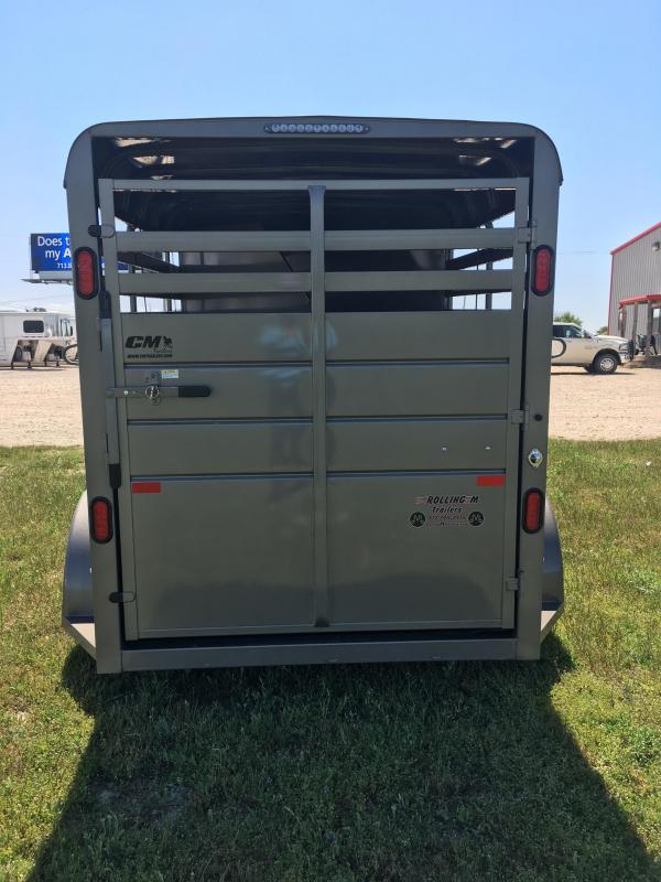 2020 CM 2 Horse Dakota Steel Bumper Pull Horse Trailer Dressing Room