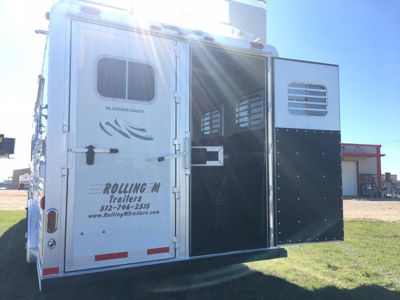 2022 Platinum Coach 3 Horse with a 10'8" Short Wall Horse Trailer Horse Trailers For Sale Near Me
