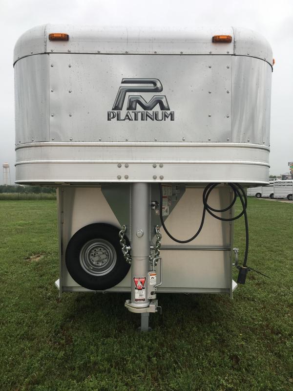 2022 Platinum Coach 20 ft Stock Combo Livestock Trailer Horse