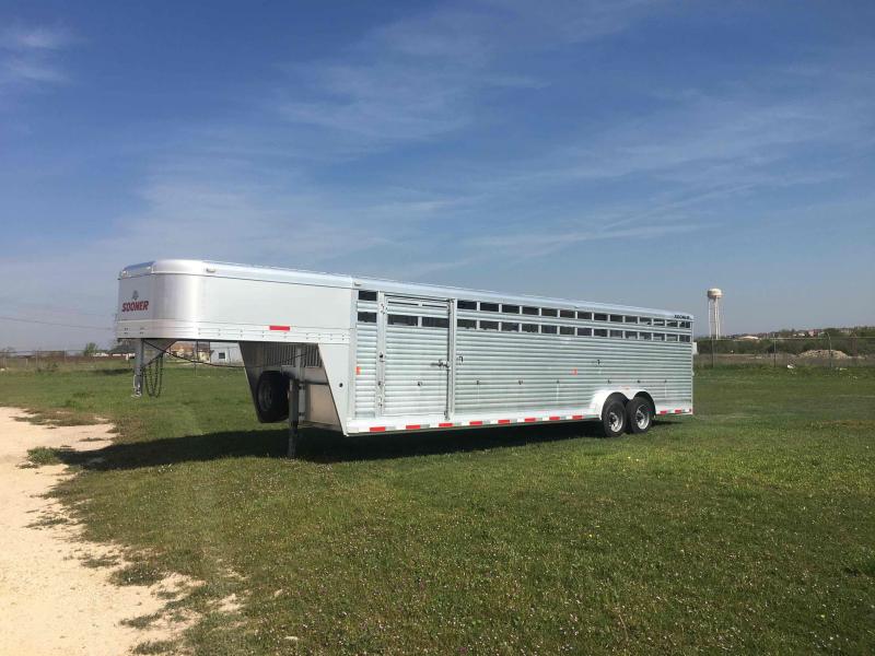 2016 Sooner 30 ft Stock with 10K Oil Bath Axles Livestock Trailer 2016 Sooner 30 ft Stock with 10K Oil Bath Axles Livestock Trailer