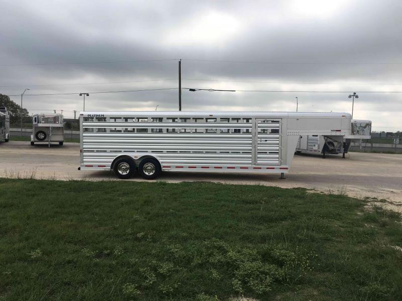 2024 Platinum Coach 8' x 24' Livestock Trailer Horse Trailers and