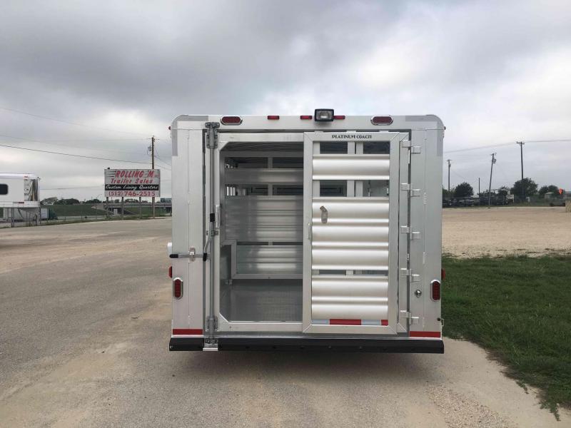 2024 Platinum Coach 8' x 24' Livestock Trailer Horse Trailers and