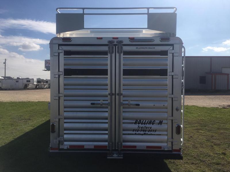 2024 Platinum Coach 6 Horse 8 Wide Trailer Special with Smart Tack