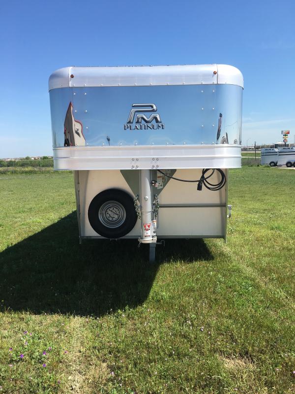 2022 Platinum Coach 28 ft by 8 ft Wide Stock Combo Livestock Trailer