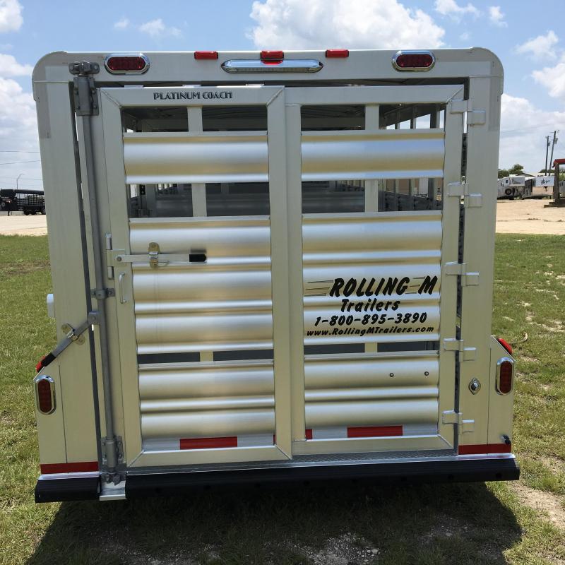 2024 Platinum Coach 7x24 ft Livestock Trailer Horse Trailers and