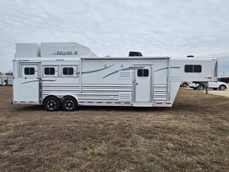 2025 Platinum Coach 3 Horse 10.8 ft Short Wall Side Load JkTki8klt5ps