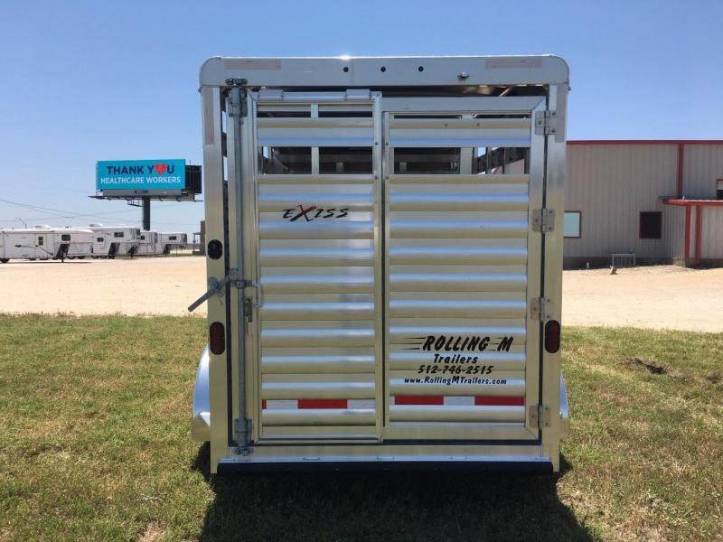 2023 Exiss Trailers STK 613 Bumper Pull Livestock Trailer Stock