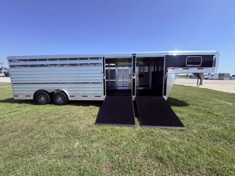 new Stock / Stock Combo Trailers Exiss Trailers  for sale, in Jarrell, TX Thumbnail 2