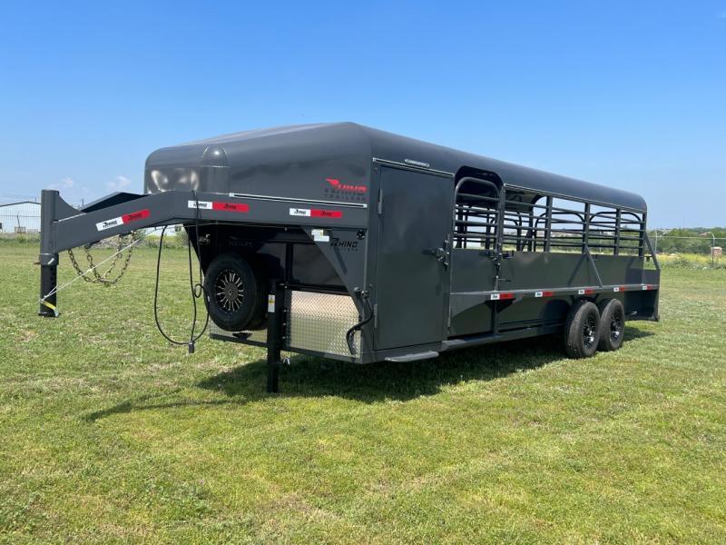 2023 Wilson Ranch Hand Stock Trailer 24 Foot Horse Trailers and