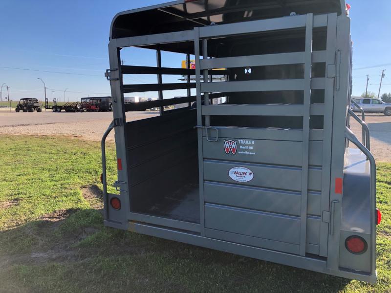 2024 WW 12x6 All Around Bumper Pull Livestock Trailer Horse Trailers