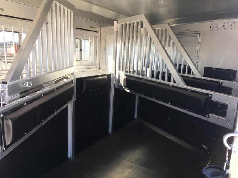 2023 Platinum Coach 4 horse 15 ft 8 short wall with slide Horse Trailer Horse Trailers and