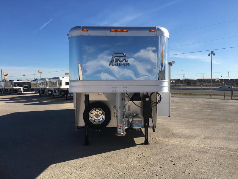 2023 Platinum Coach 4 horse 15 ft 8 short wall with slide Horse Trailer Horse Trailers and