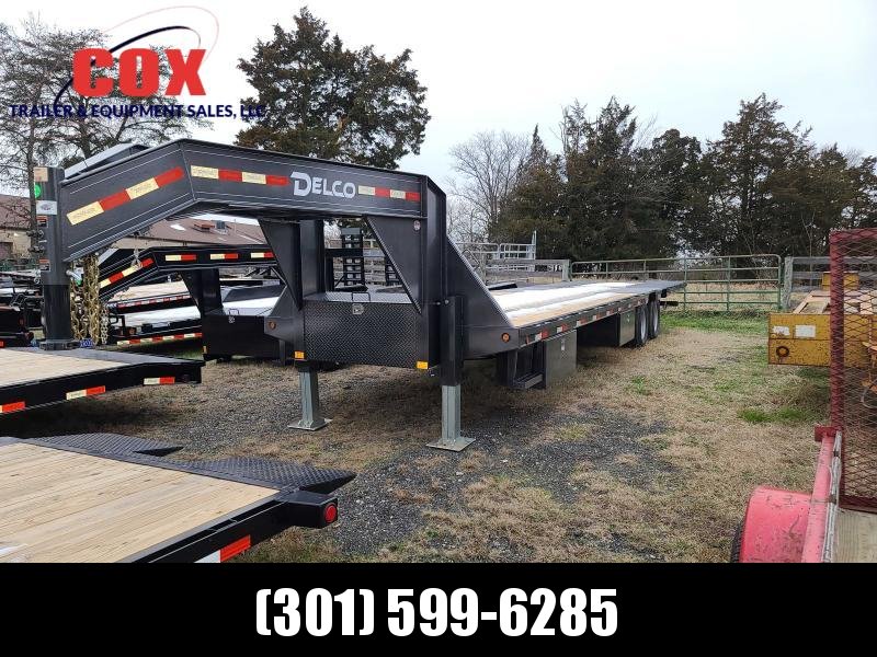 2022 Delco Trailers 32 GN HYDRAULIC TAIL 12 TON Flatbed Trailer 2022 Delco Trailers 32 GN HYDRAULIC TAIL 12 TON Flatbed Trailer